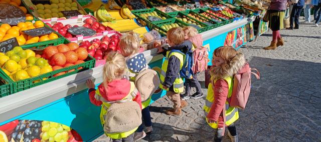 bezoek op de markt