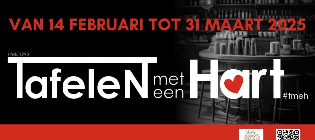 Tafelen met een Hart in Eetcafé Den Os © Wagenschot vzw